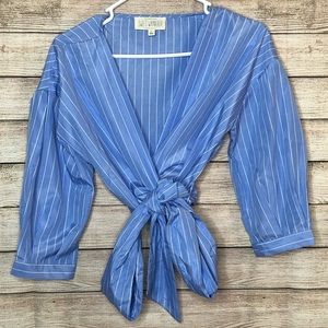 Sweet Wanderer Wrap Around Blouse